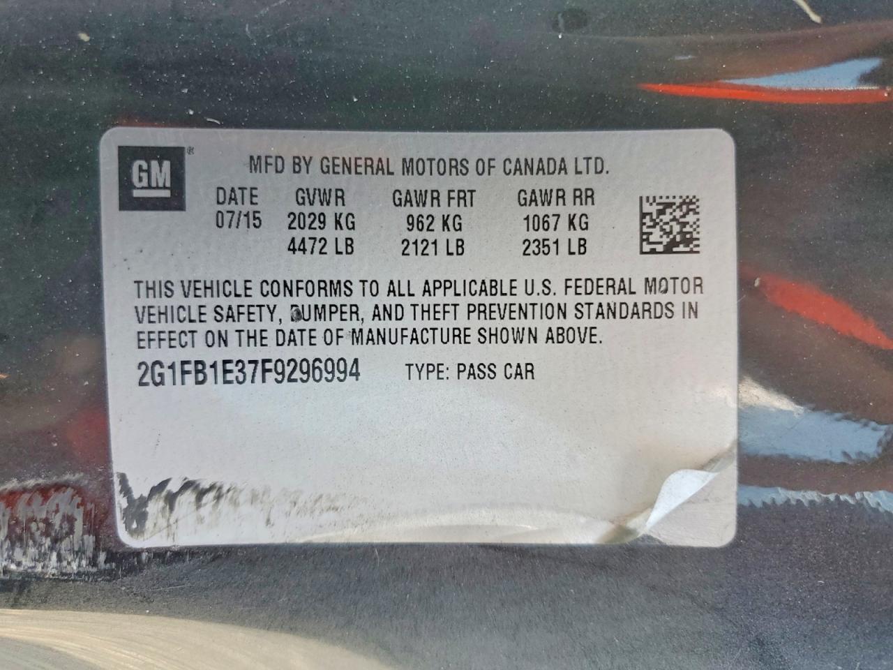 2015 Chevrolet Camaro Ls - zdjęcie 13