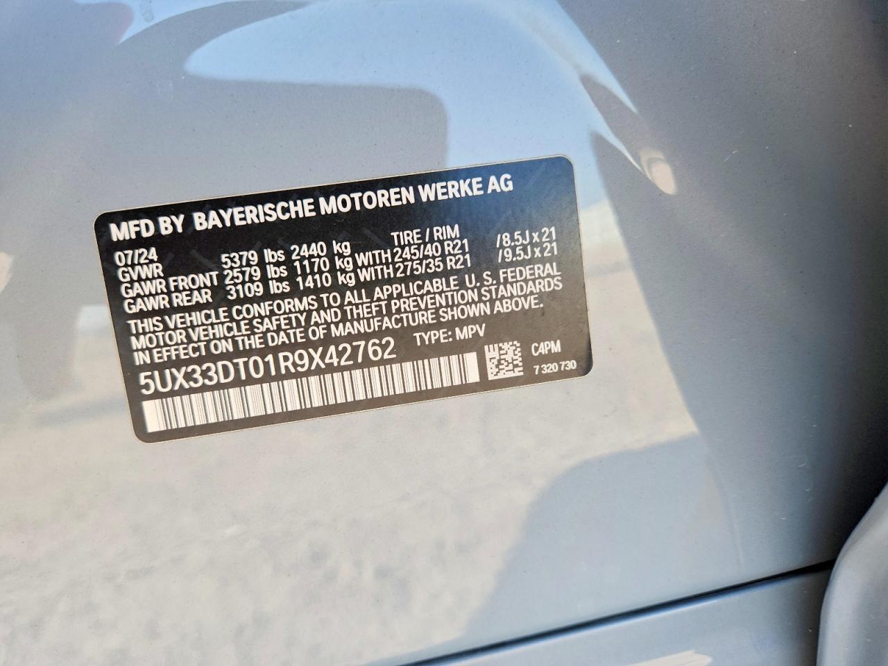 2024 BMW X4 xDrive30I - zdjęcie 12
