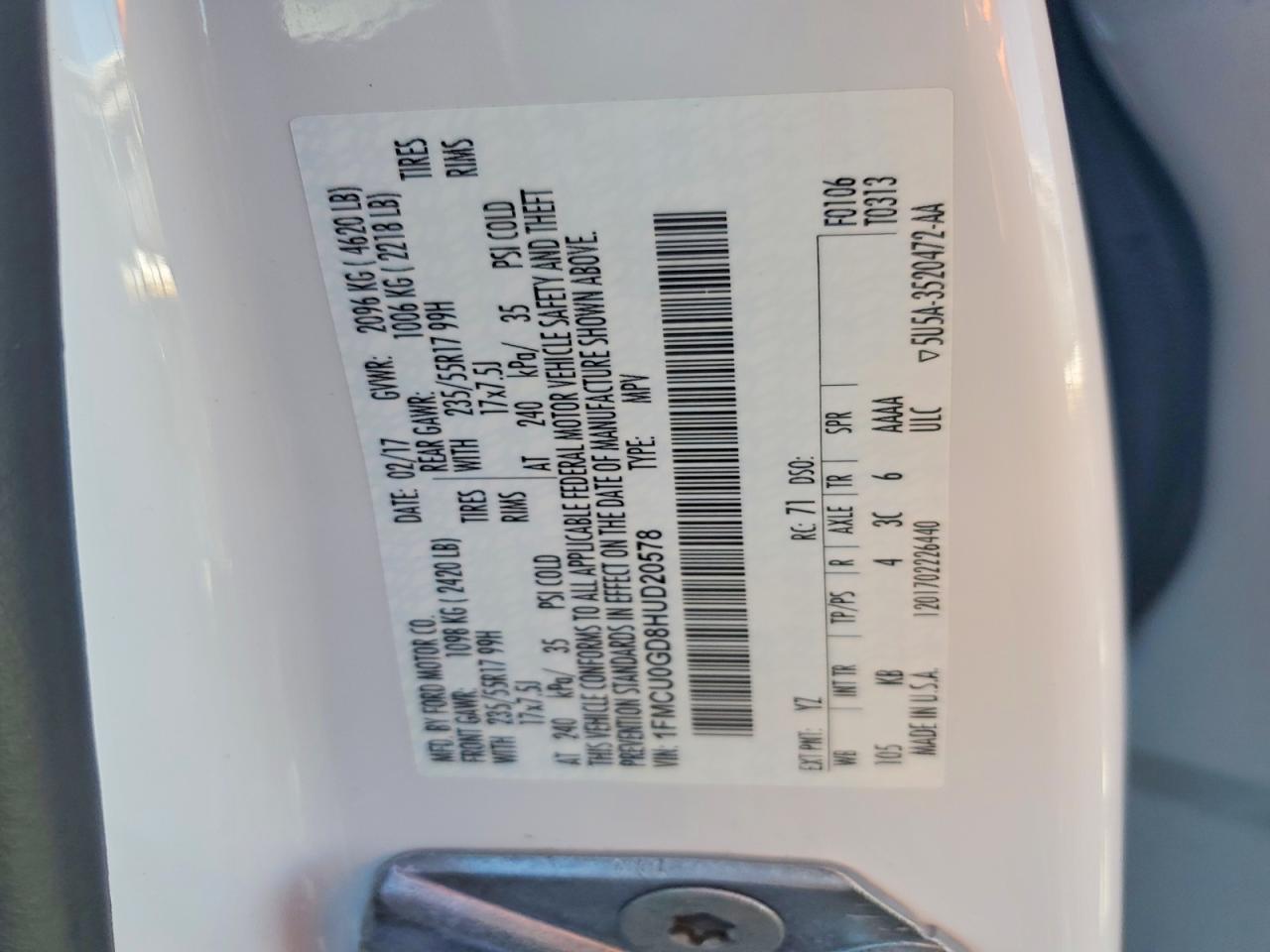 2017 Ford Escape Se - zdjęcie 12