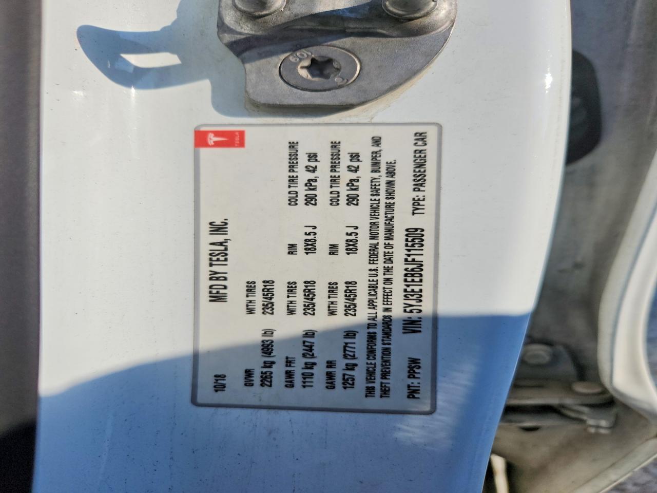 2018 Tesla Model 3 - zdjęcie 12