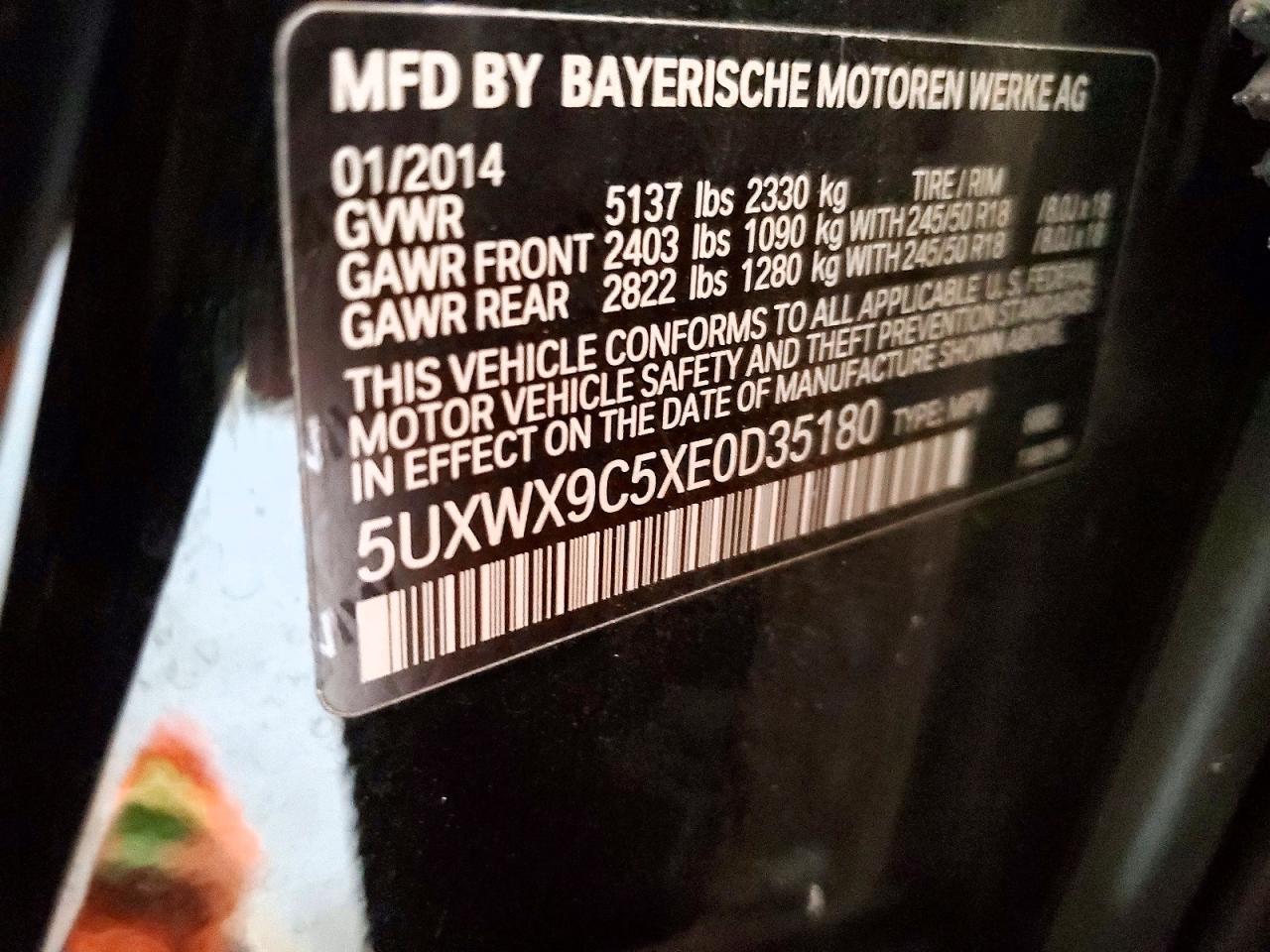2014 BMW X3 xDrive28I - zdjęcie 13