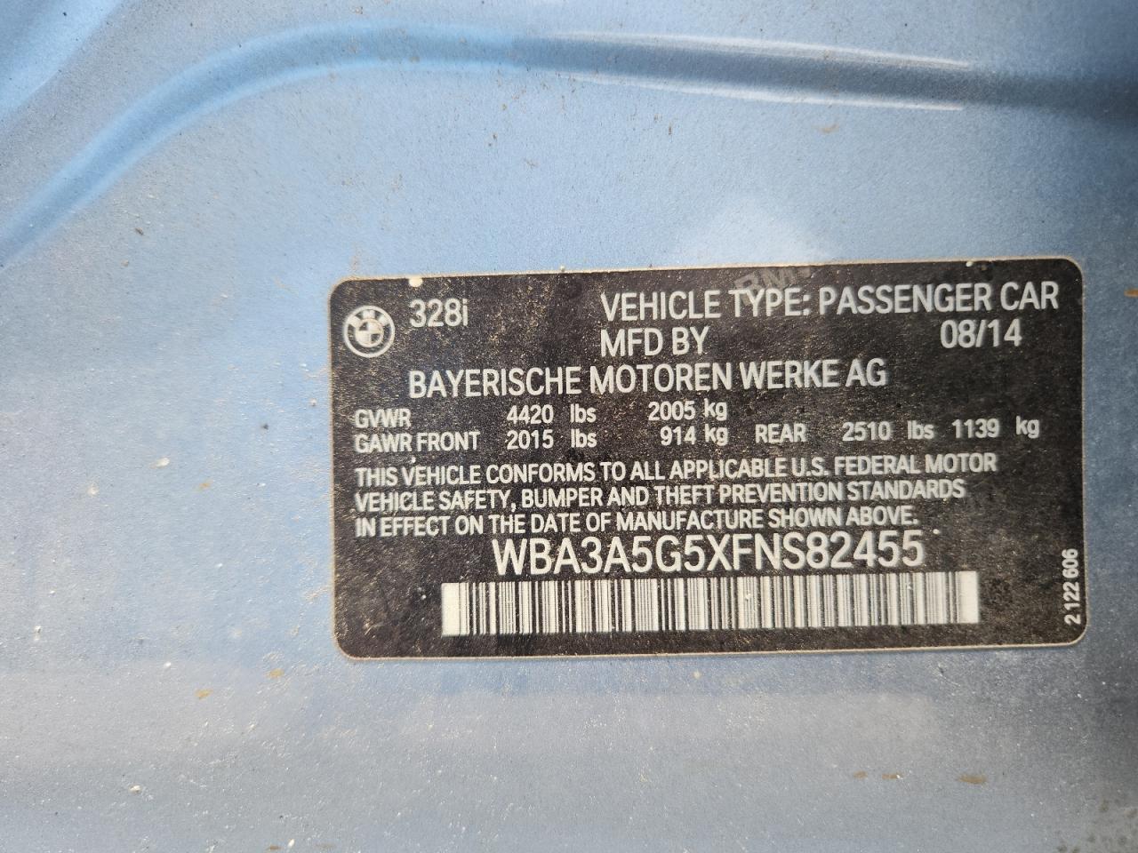 2015 BMW 328 I - zdjęcie 12