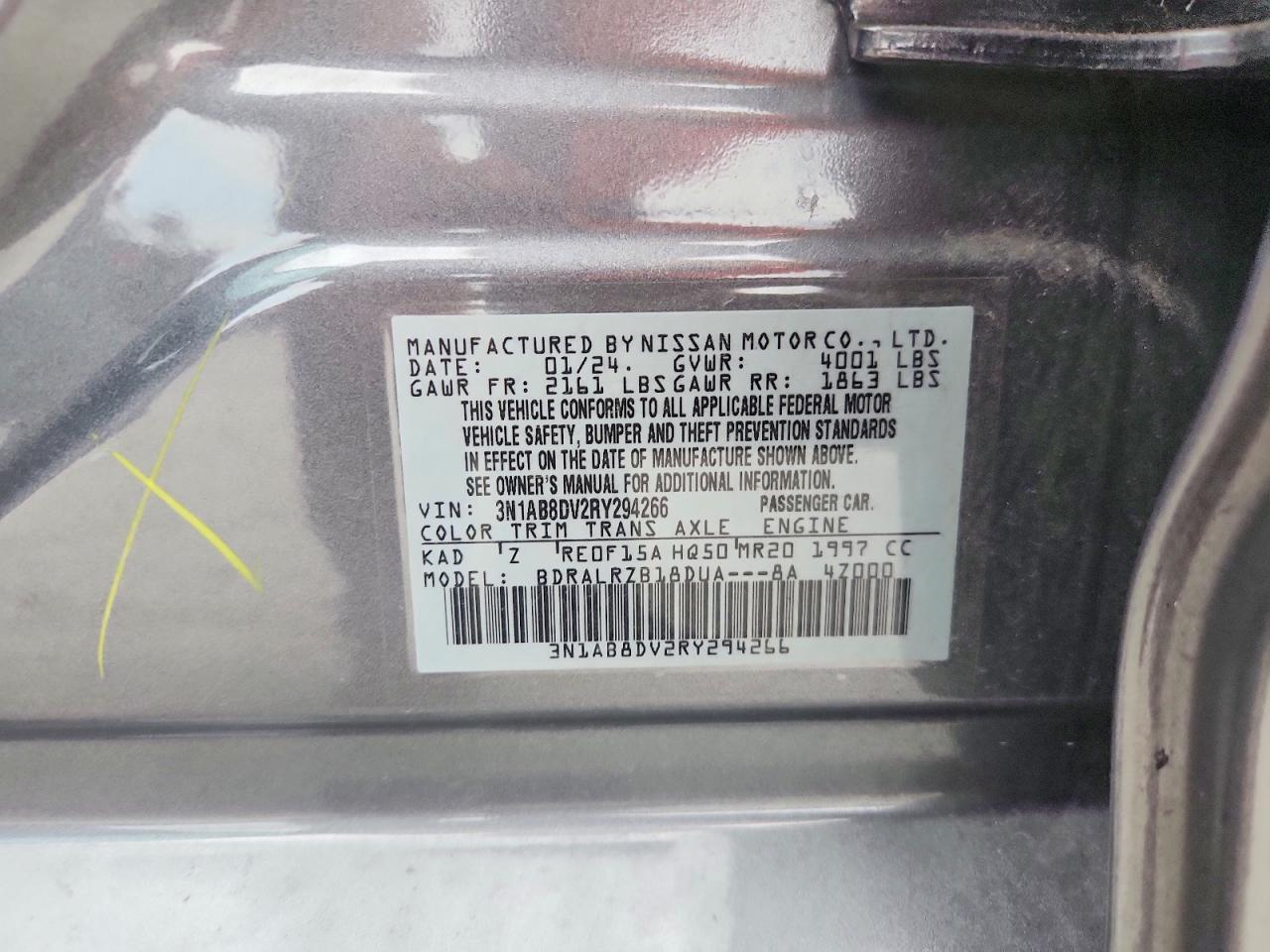 2024 Nissan Sentra Sr - zdjęcie 13