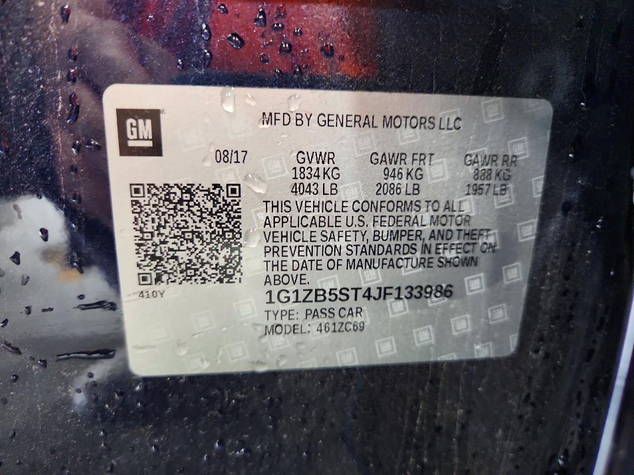 2018 Chevrolet Malibu Ls - zdjęcie 13