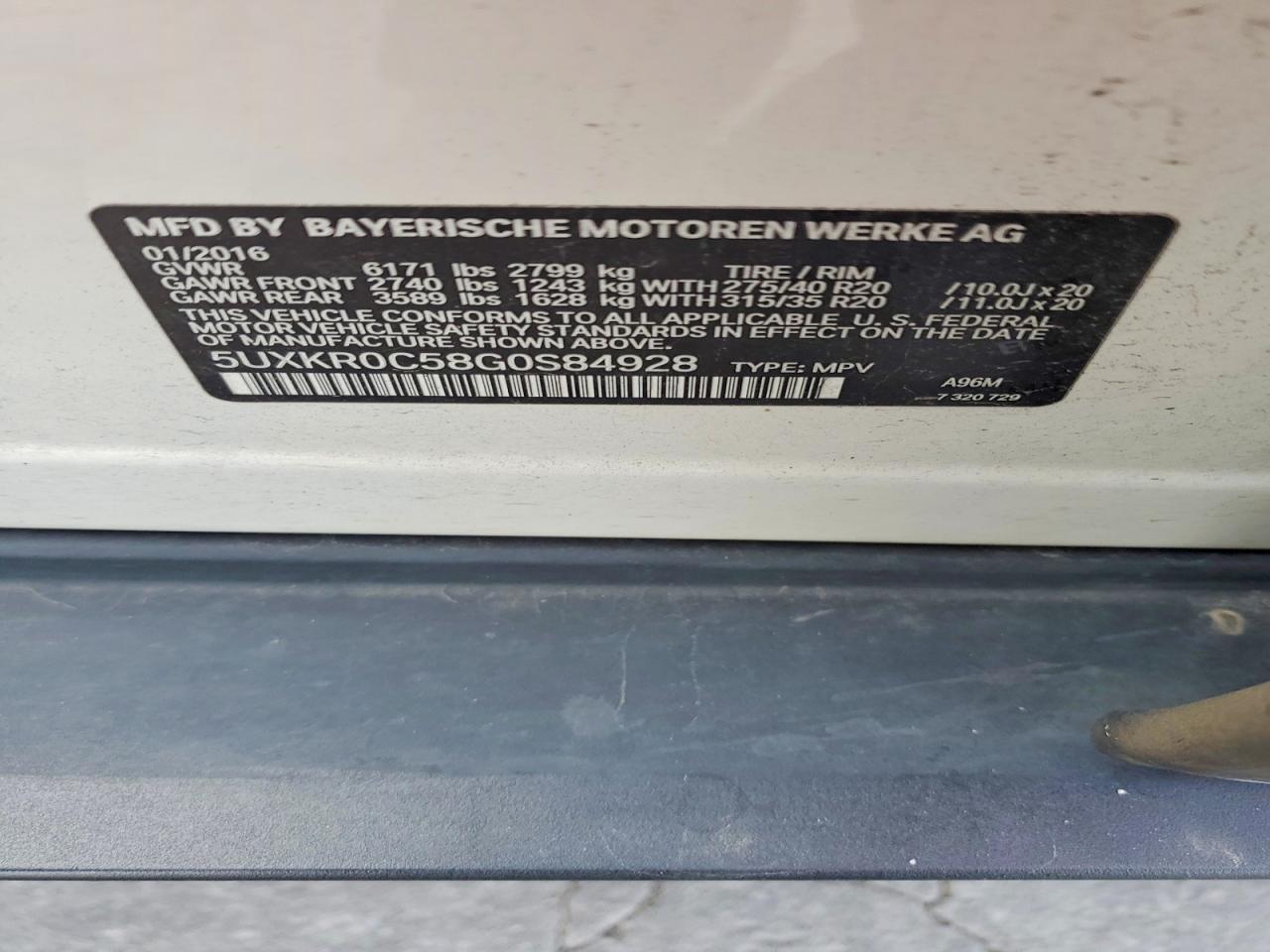 2016 BMW X5 xDrive35I - zdjęcie 13