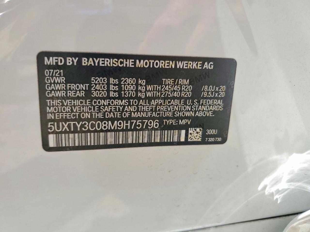 2021 BMW X3 Sdrive30I - zdjęcie 13