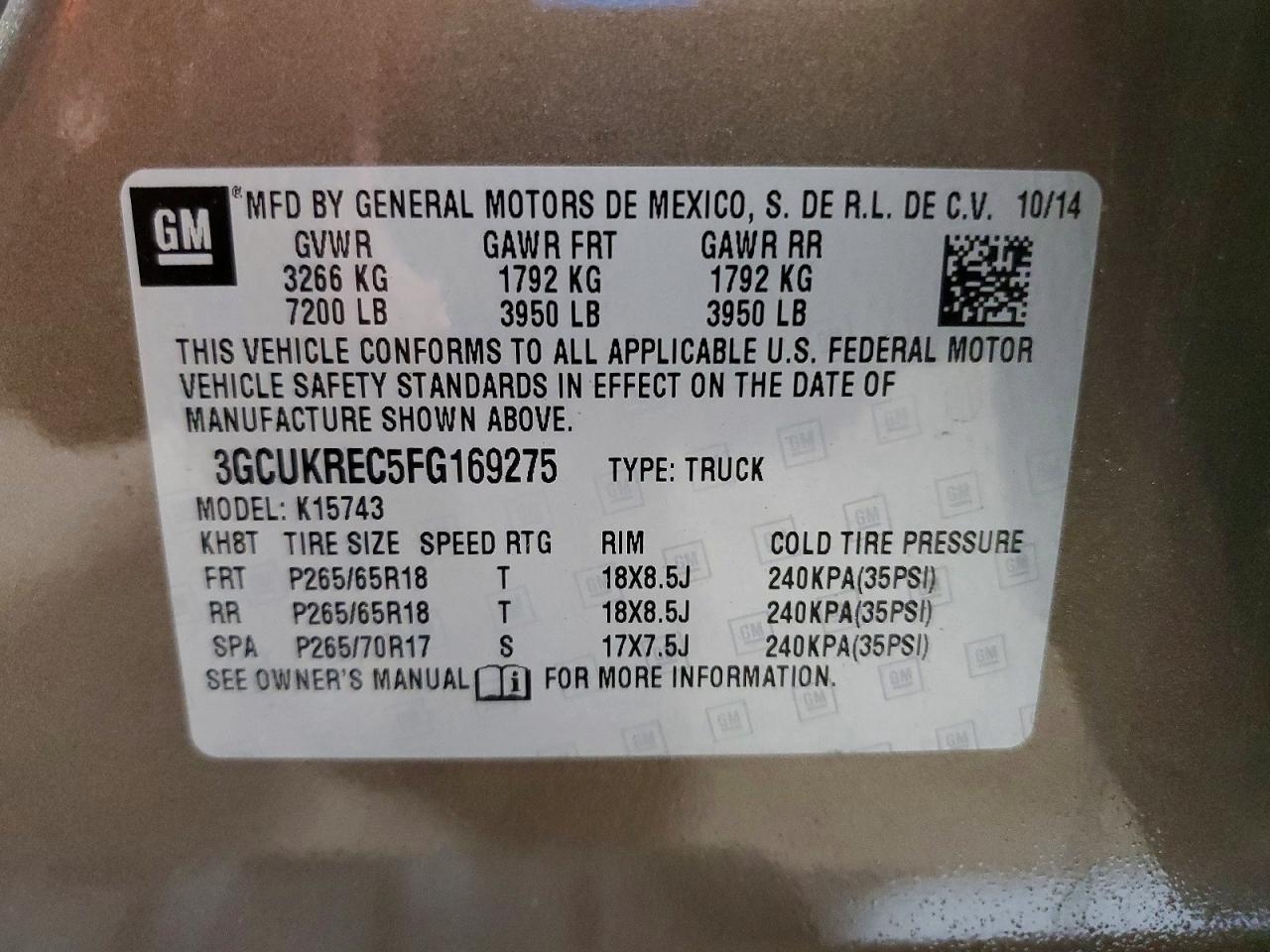 2015 Chevrolet Silverado K1500 Lt - zdjęcie 13