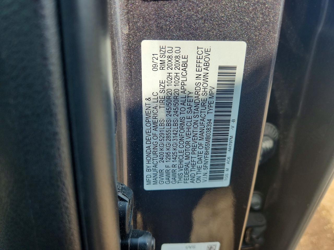 2021 Honda Passport Exl - zdjęcie 12