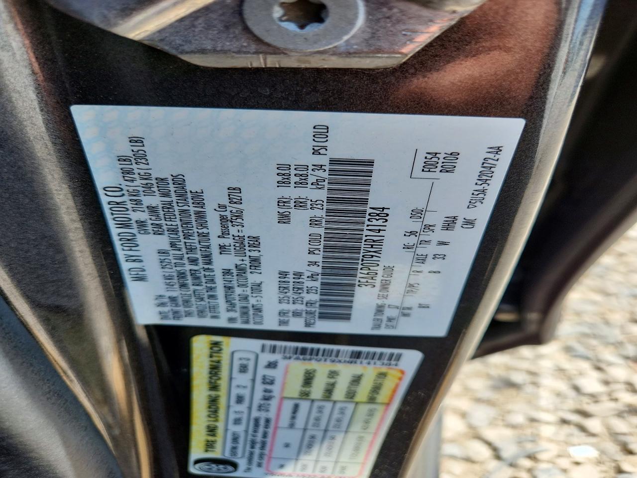 2017 Ford Fusion Se - zdjęcie 12