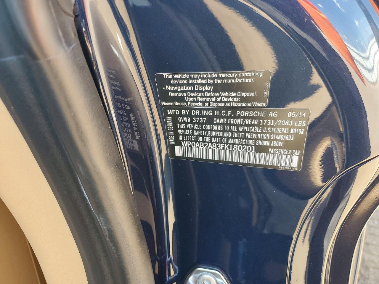2015 Porsche Cayman S - zdjęcie 12