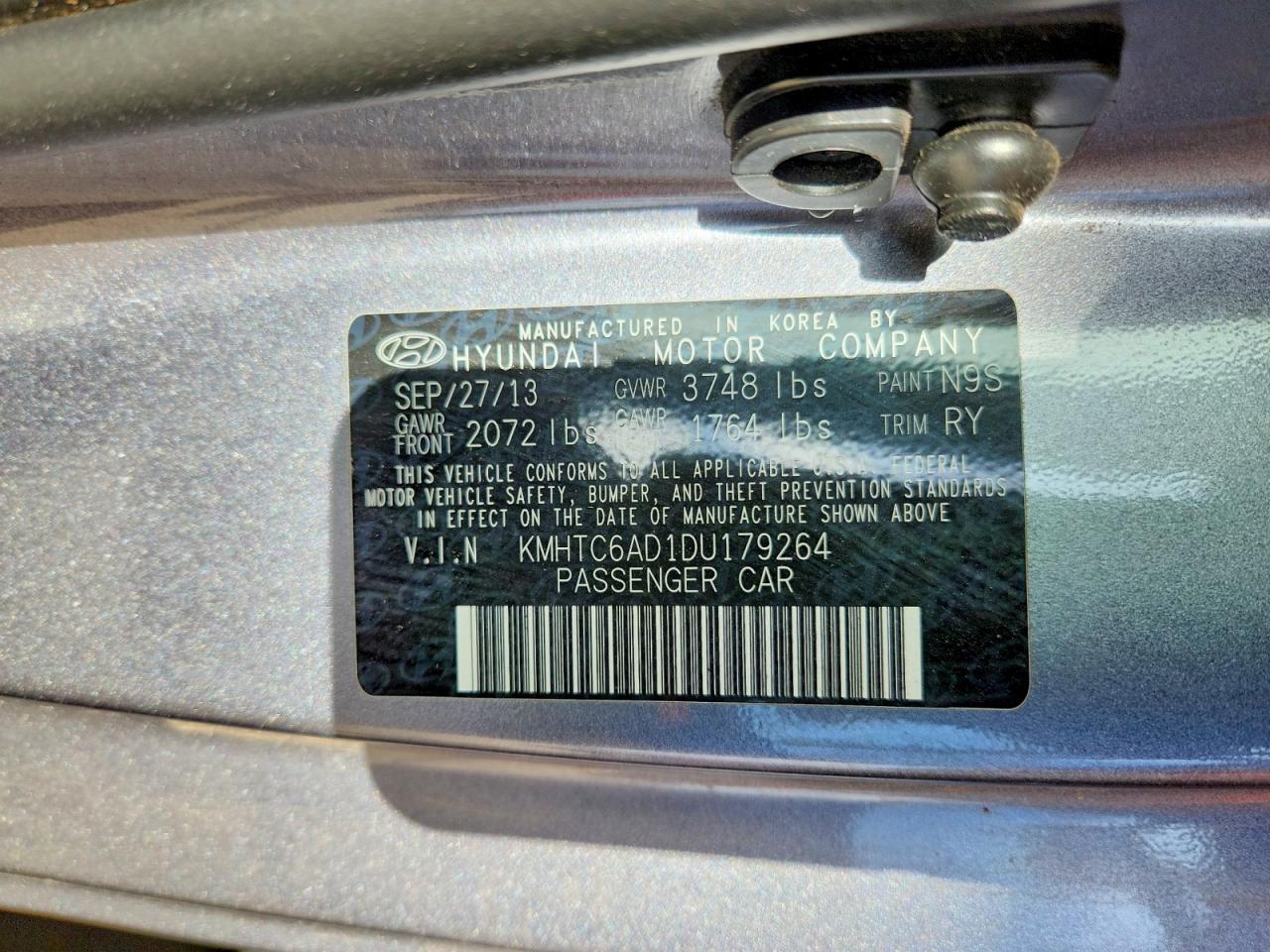 2013 Hyundai Veloster Base - zdjęcie 12