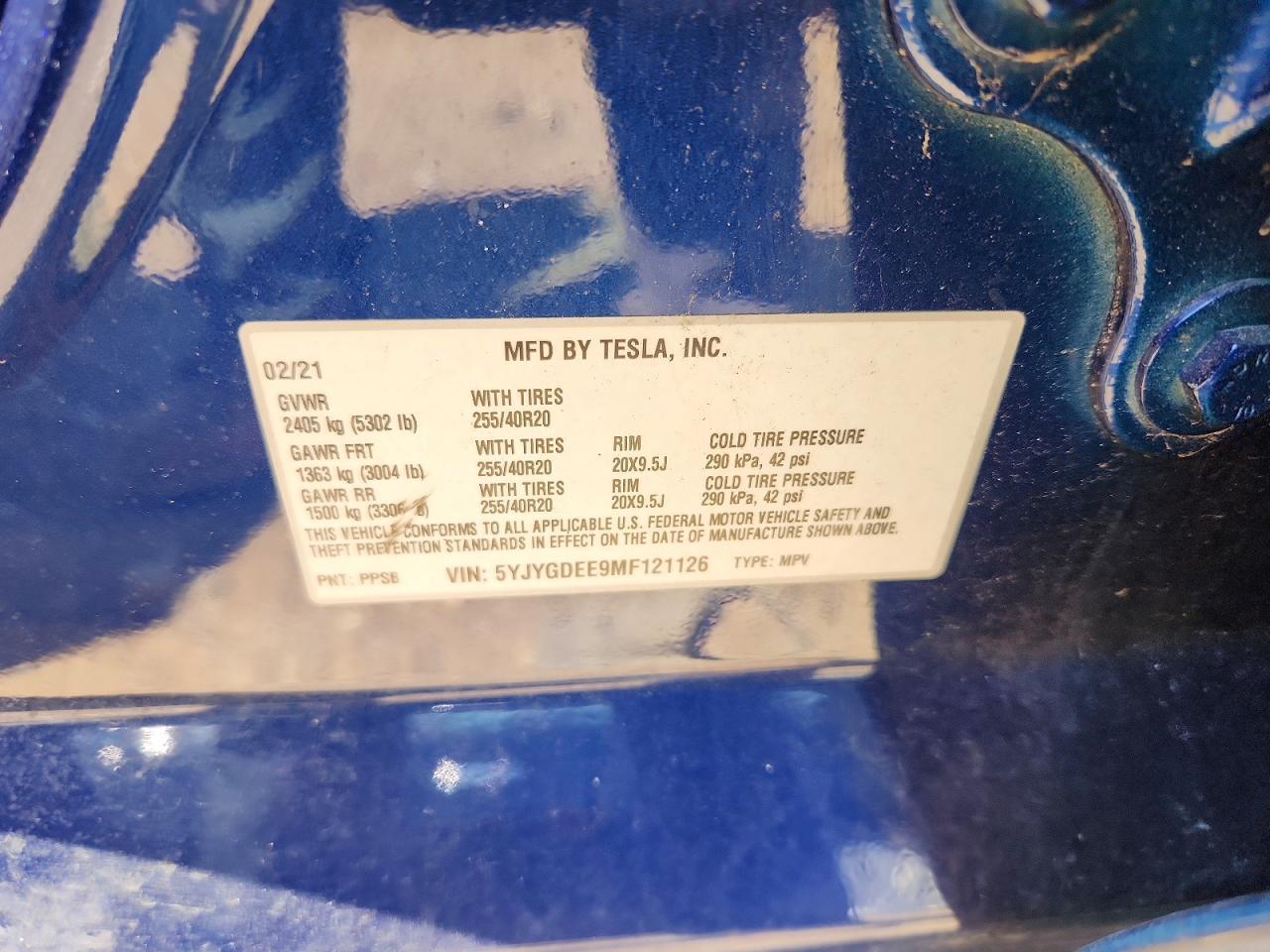 2021 Tesla Model Y - zdjęcie 12