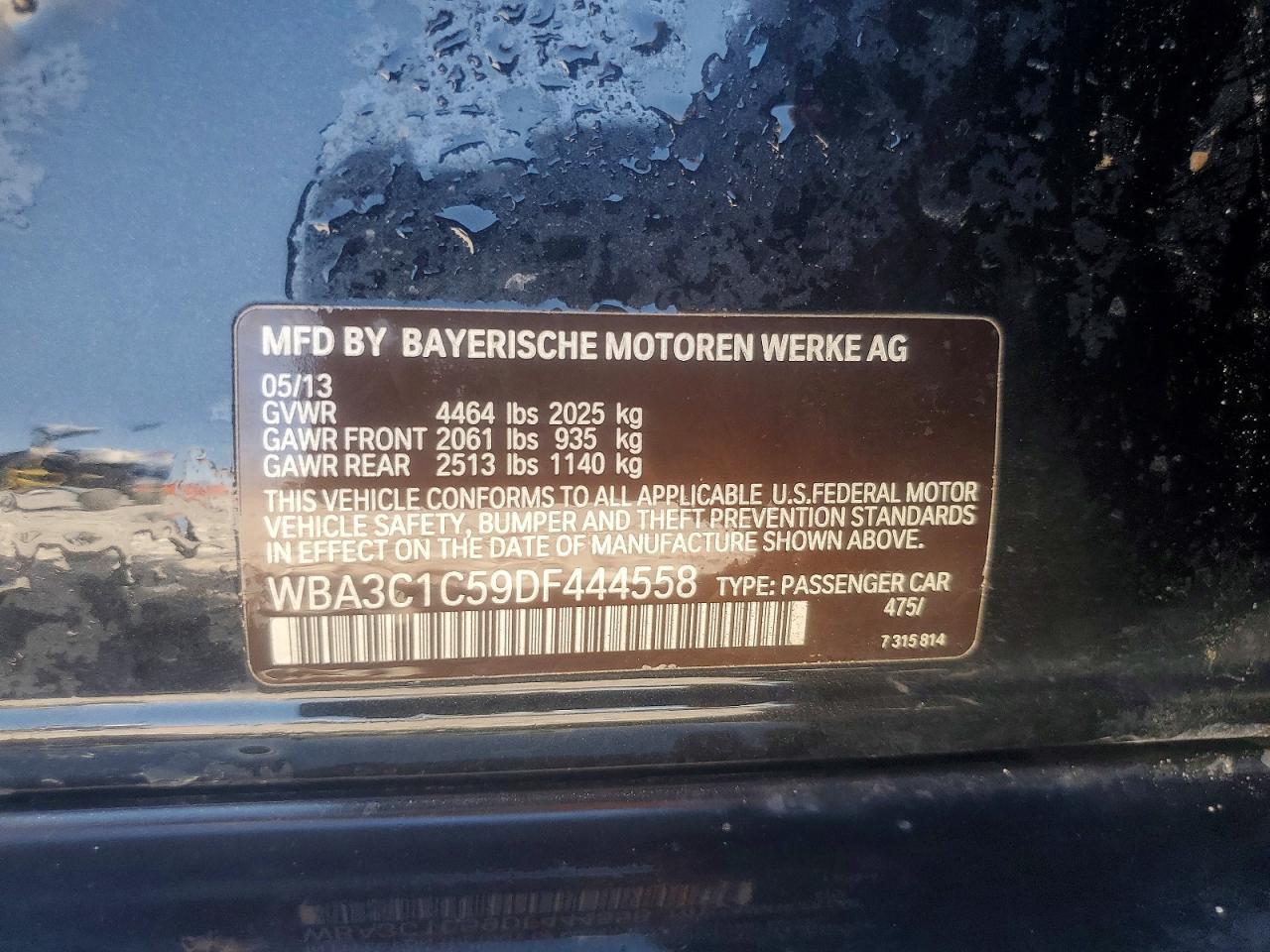 2013 BMW 328 I Sulev - zdjęcie 12