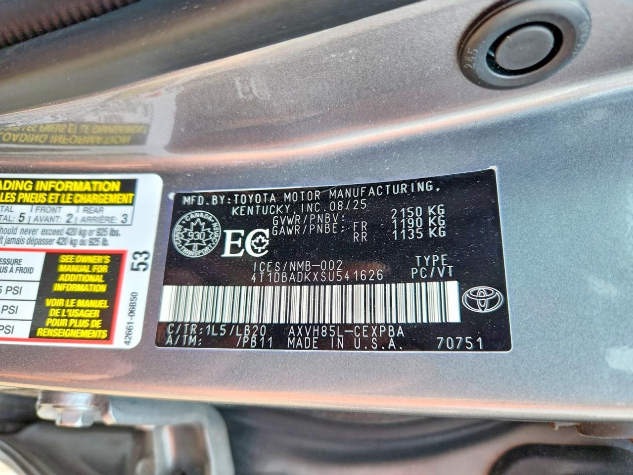 2025 Toyota Camry Xse - zdjęcie 13