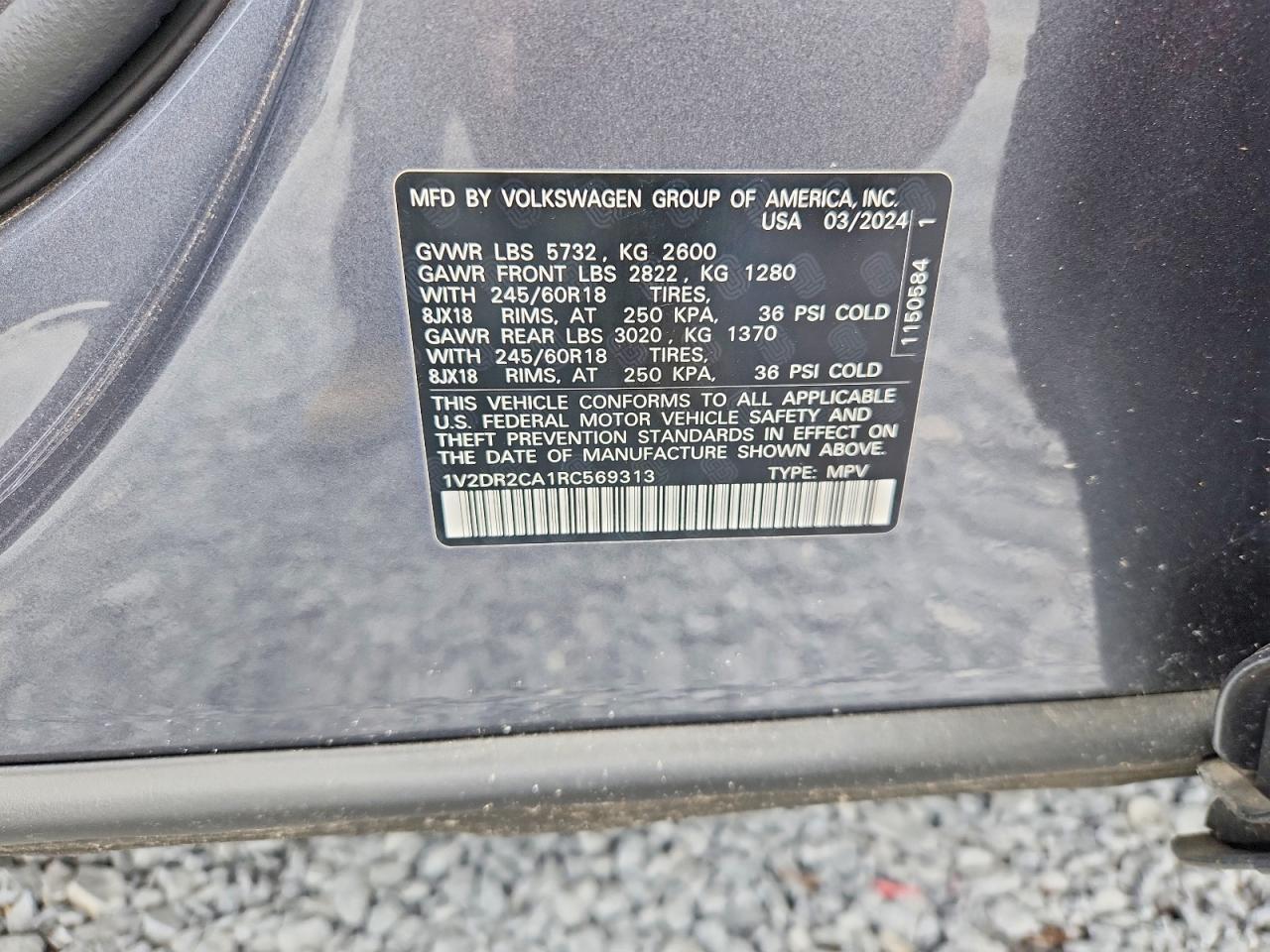 2024 Volkswagen Atlas Se - zdjęcie 13