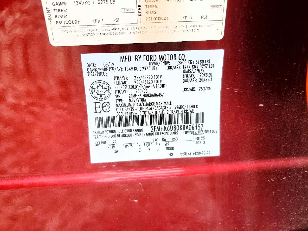 2019 Ford Flex Limited - zdjęcie 13