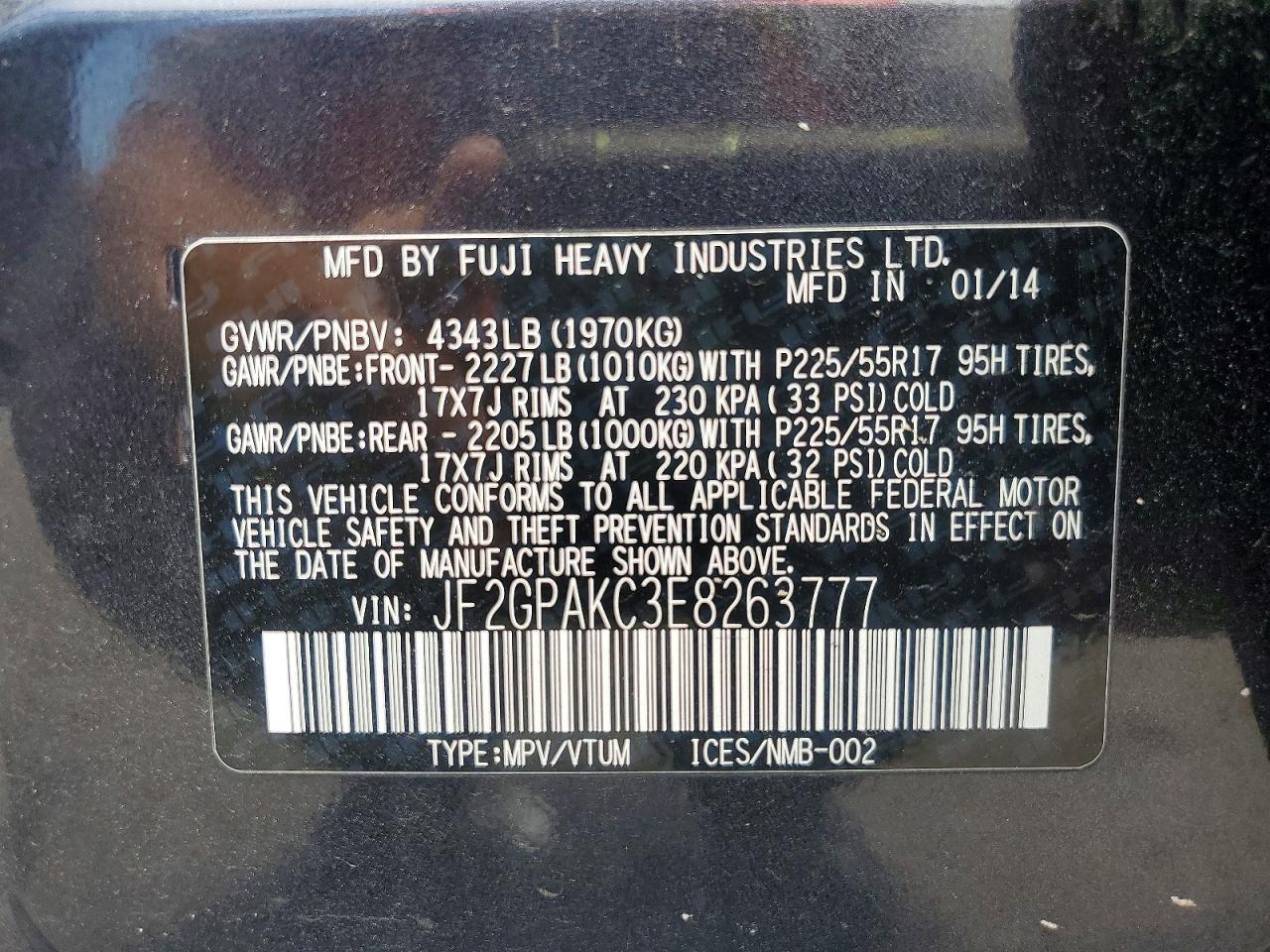 2014 Subaru Xv Crosstrek 2.0 Limited - zdjęcie 20