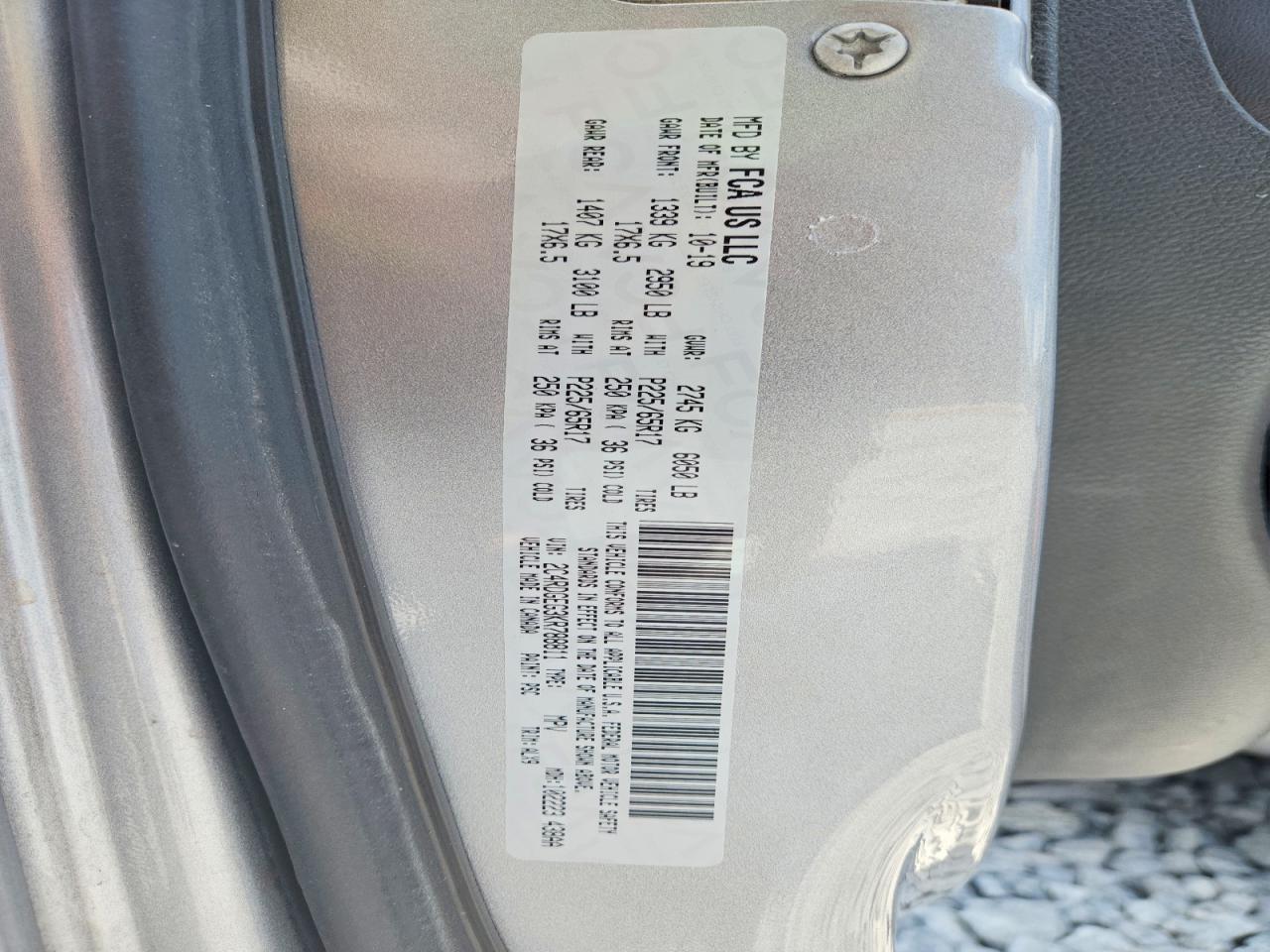 2019 Dodge Grand Caravan Gt - zdjęcie 13
