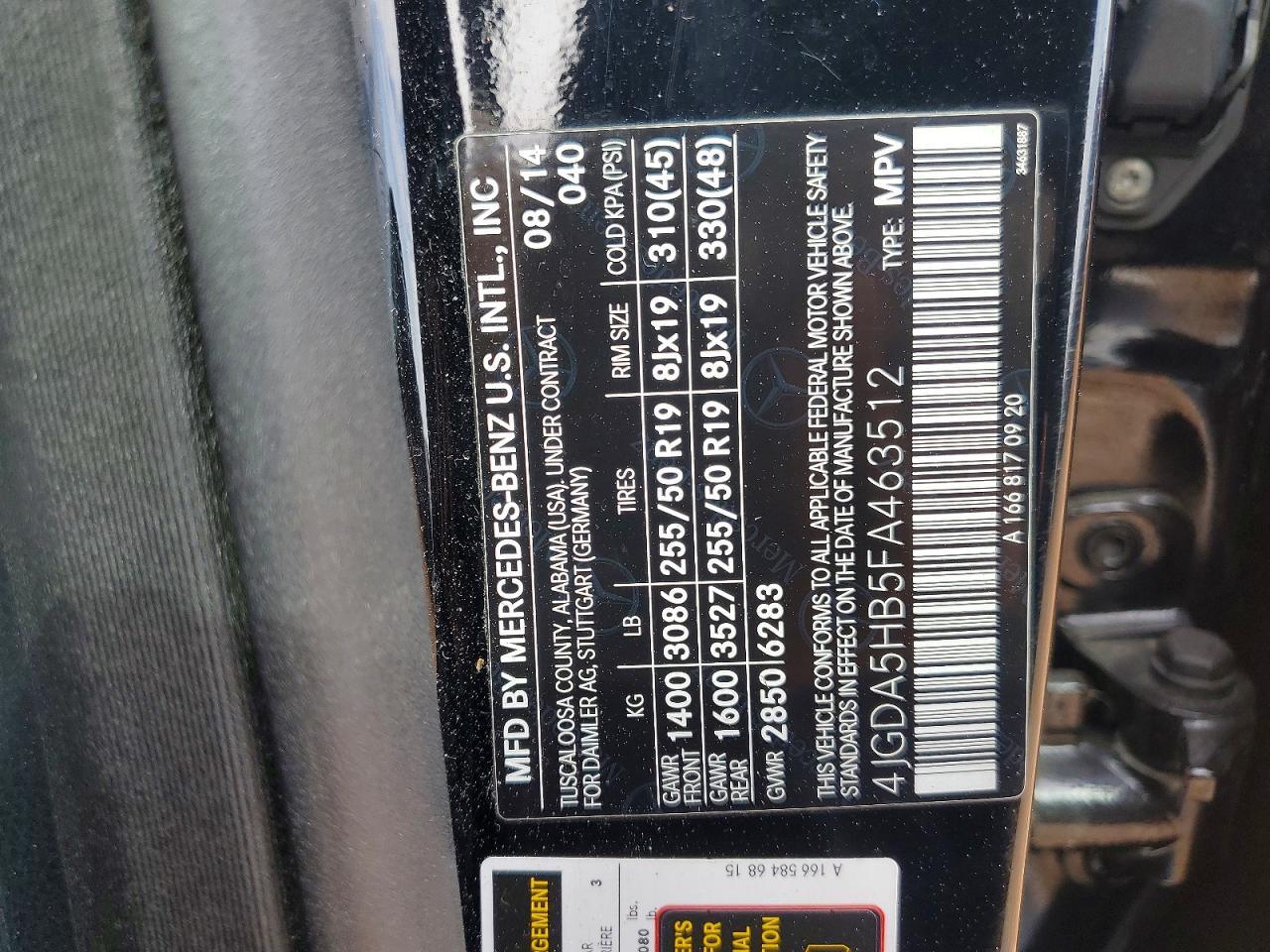 2015 Mercedes-Benz Ml 350 4Matic - zdjęcie 14