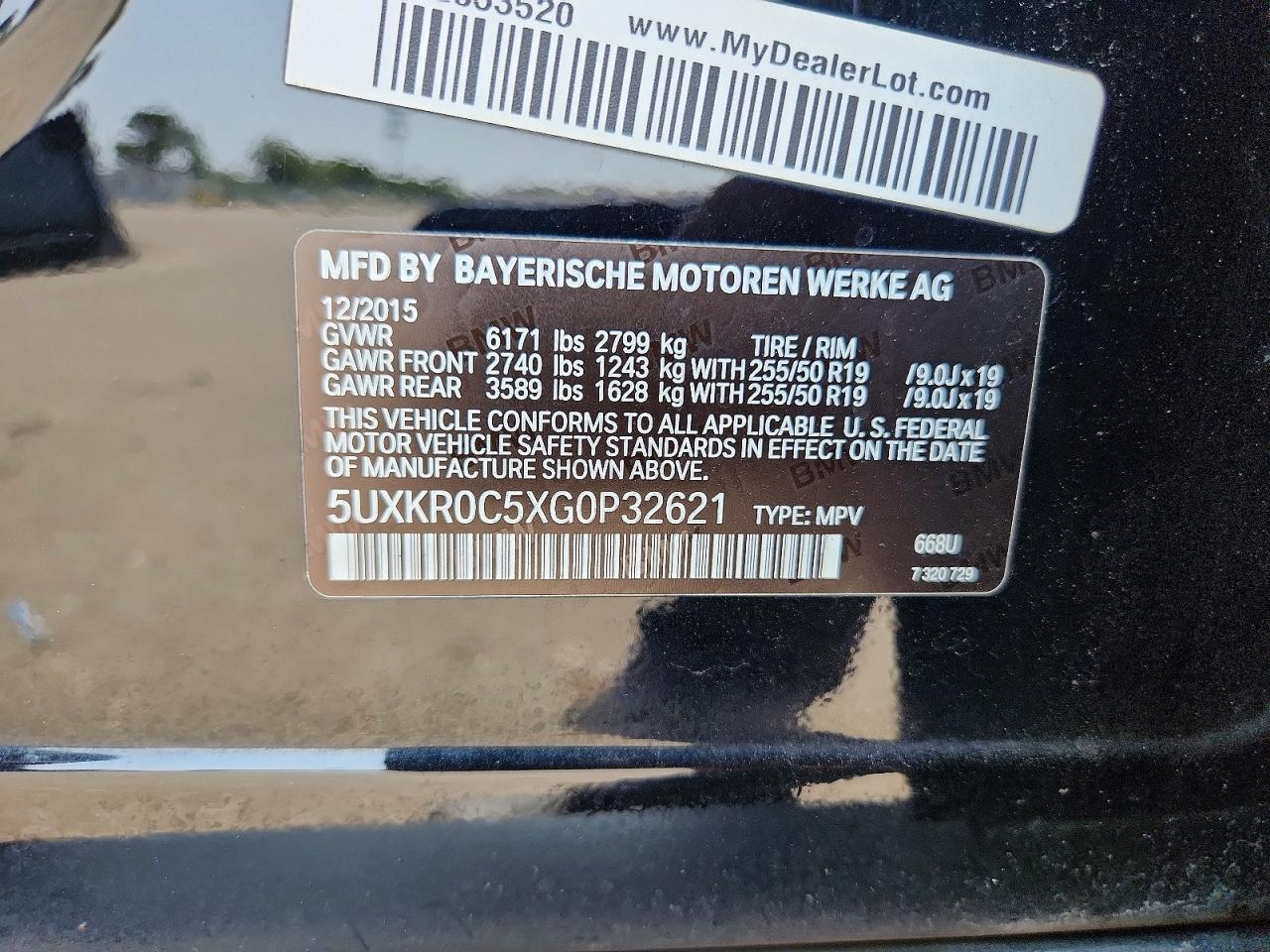2016 BMW X5 xDrive35I - zdjęcie 13