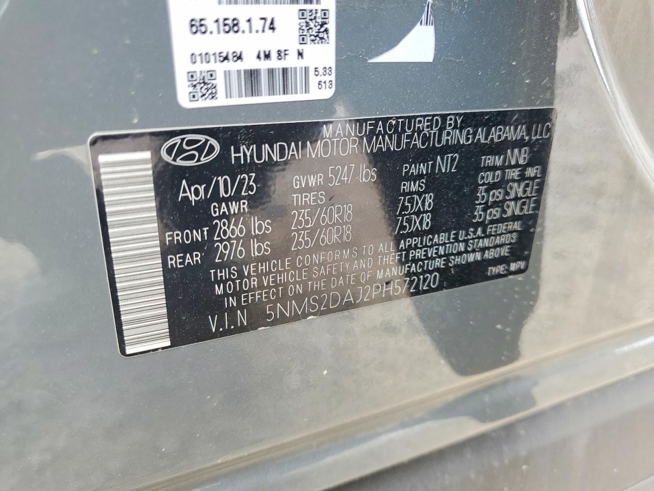 2023 Hyundai Santa Fe Sel - zdjęcie 14