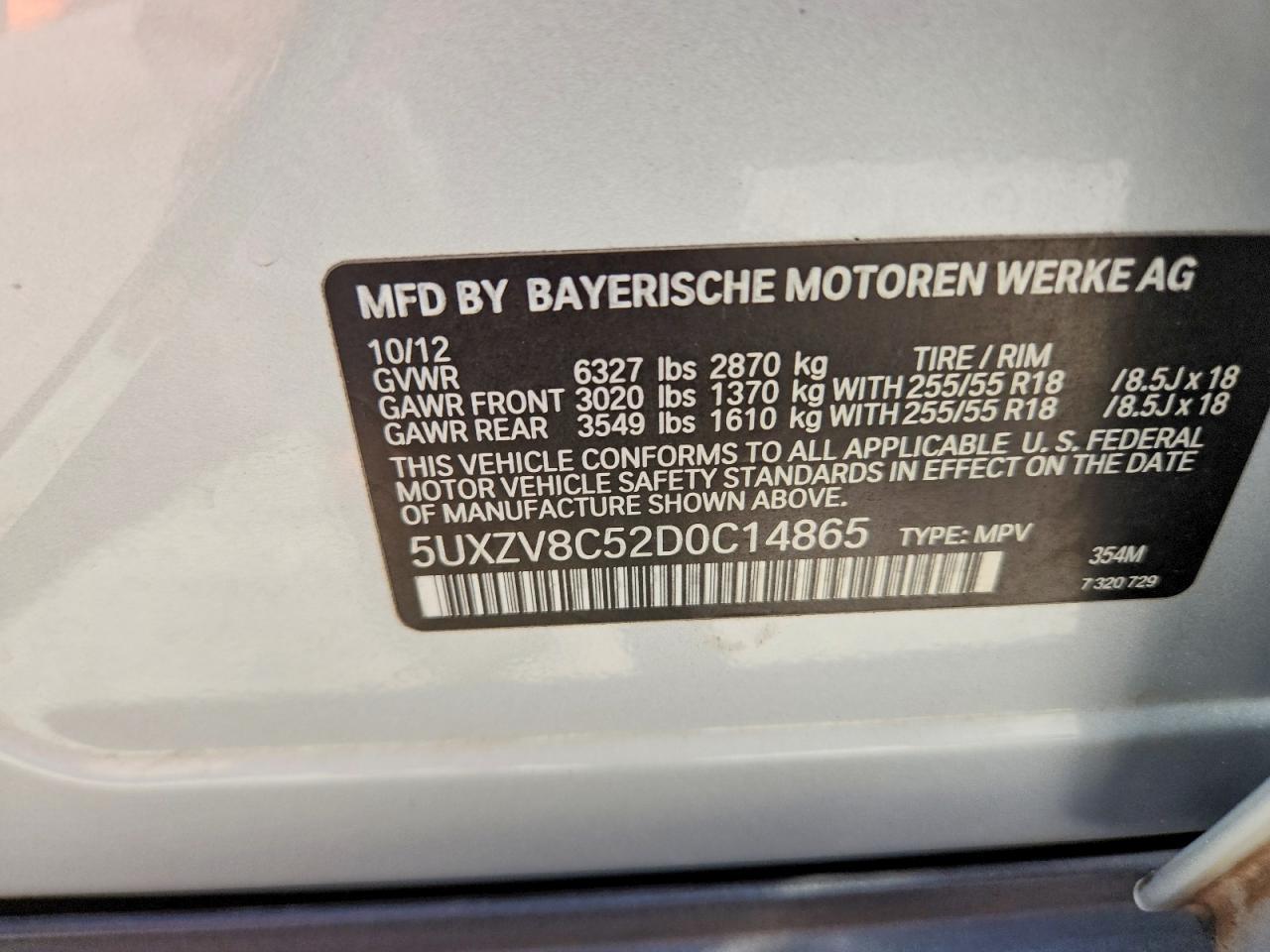 2013 BMW X5 xDrive50I - zdjęcie 12