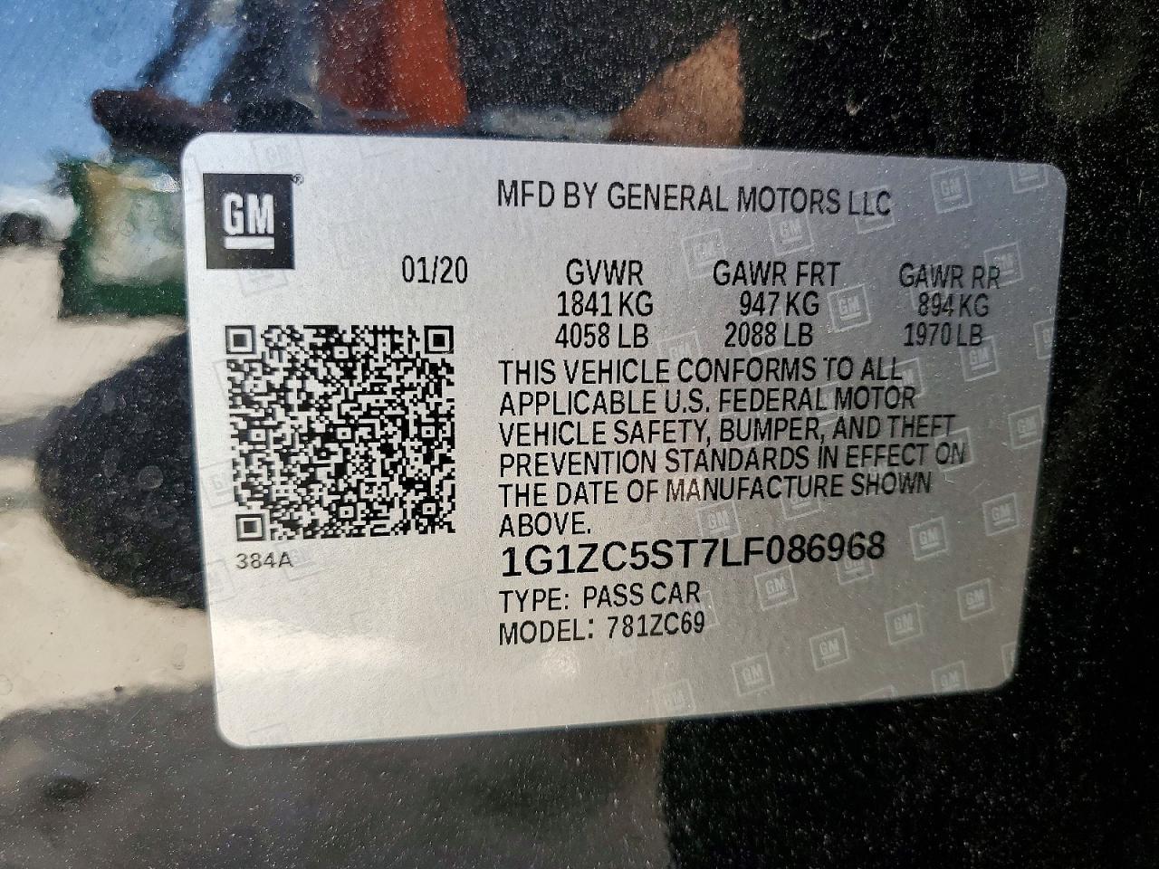 2020 Chevrolet Malibu Ls - zdjęcie 12