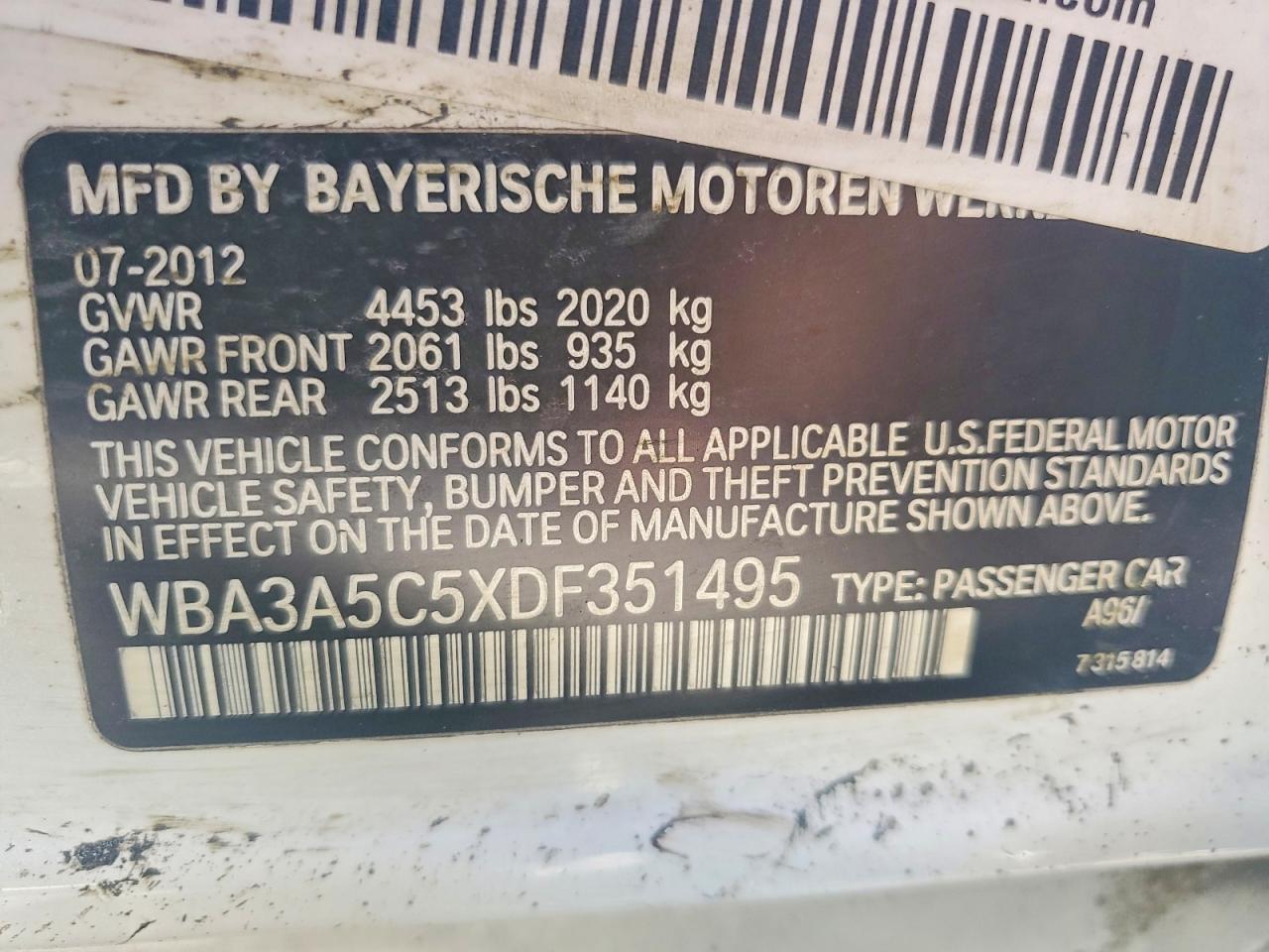 2013 BMW 328 I - zdjęcie 12