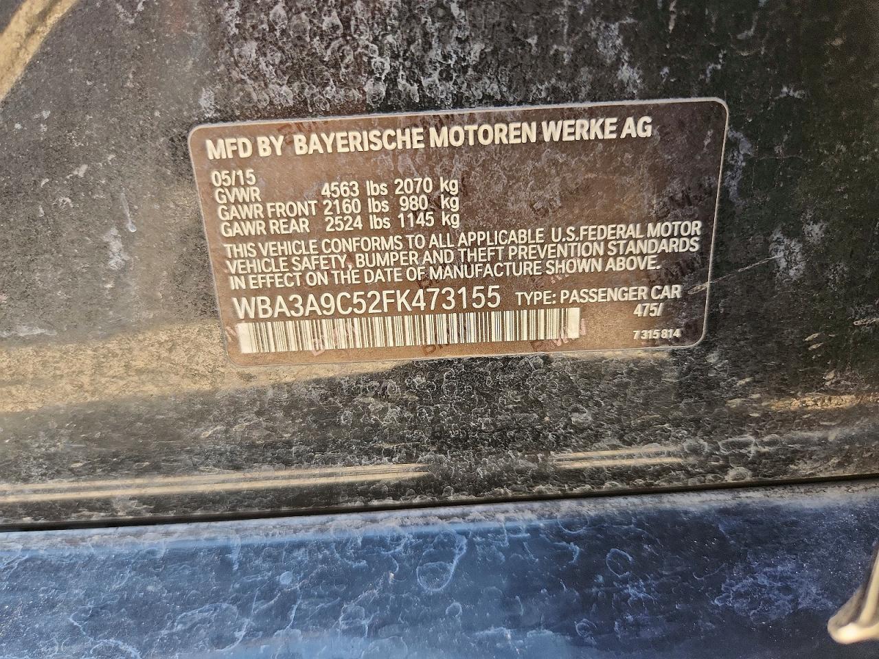 2015 BMW 335 I - zdjęcie 12