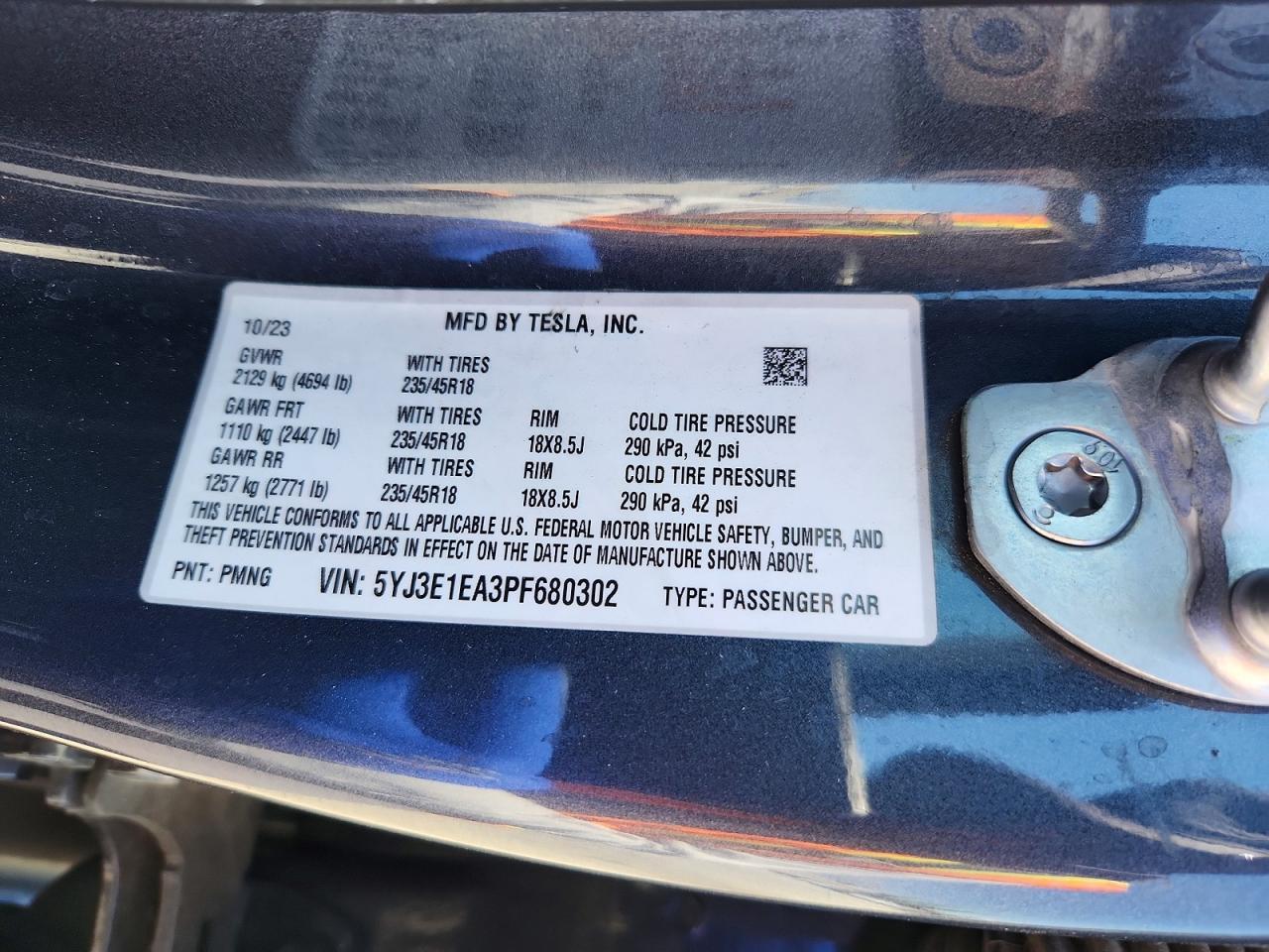 2023 Tesla Model 3 - zdjęcie 13