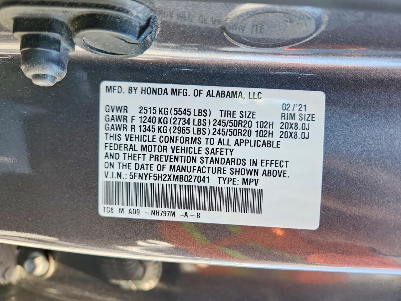2021 Honda Pilot Se - zdjęcie 13