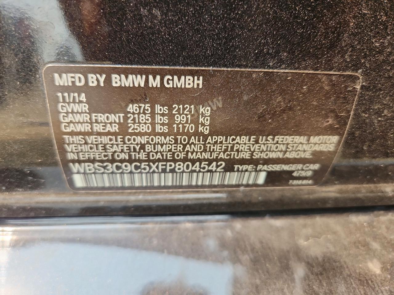 2015 BMW M3 - zdjęcie 12