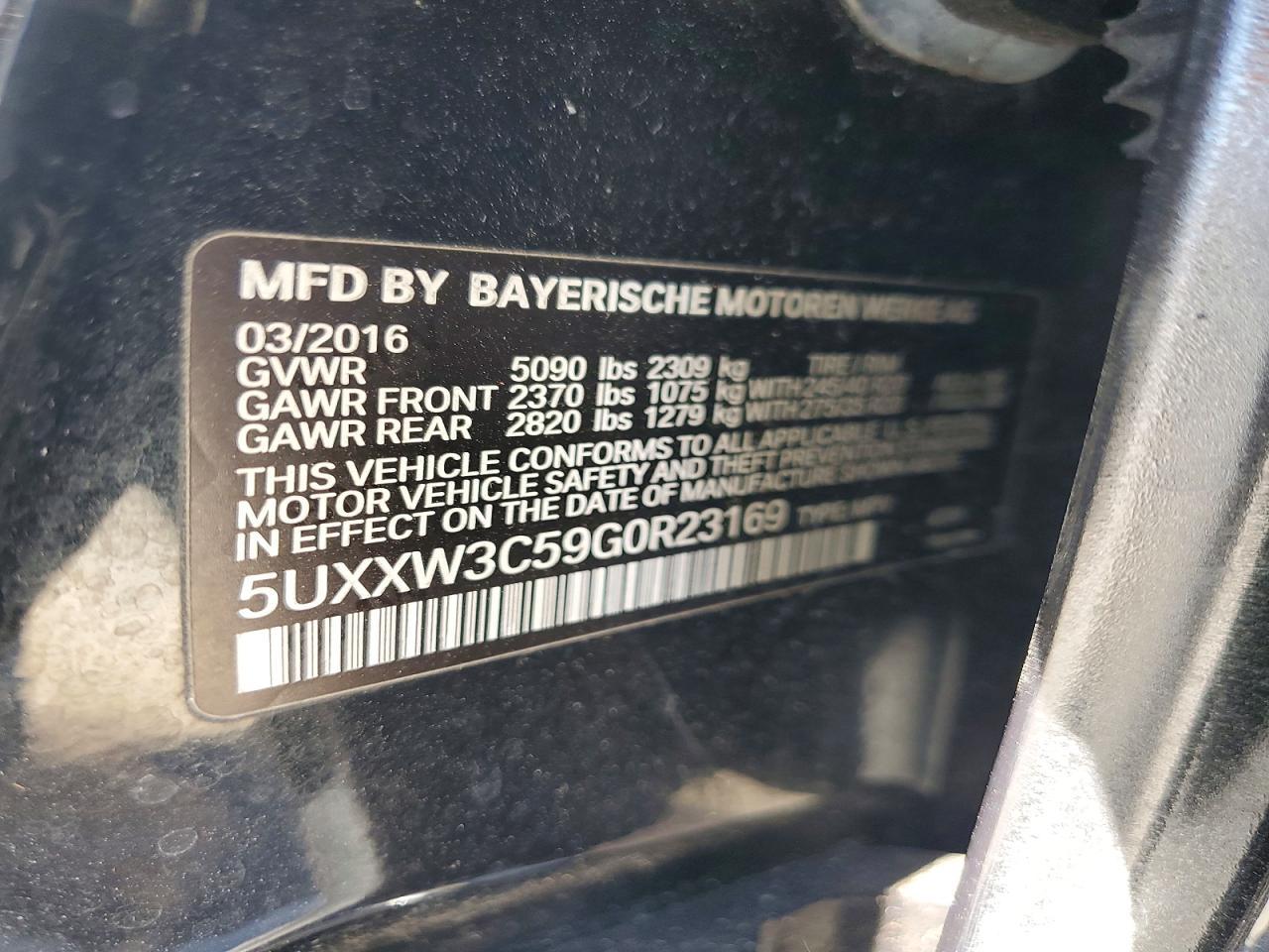 2016 BMW X4 xDrive28I - zdjęcie 12