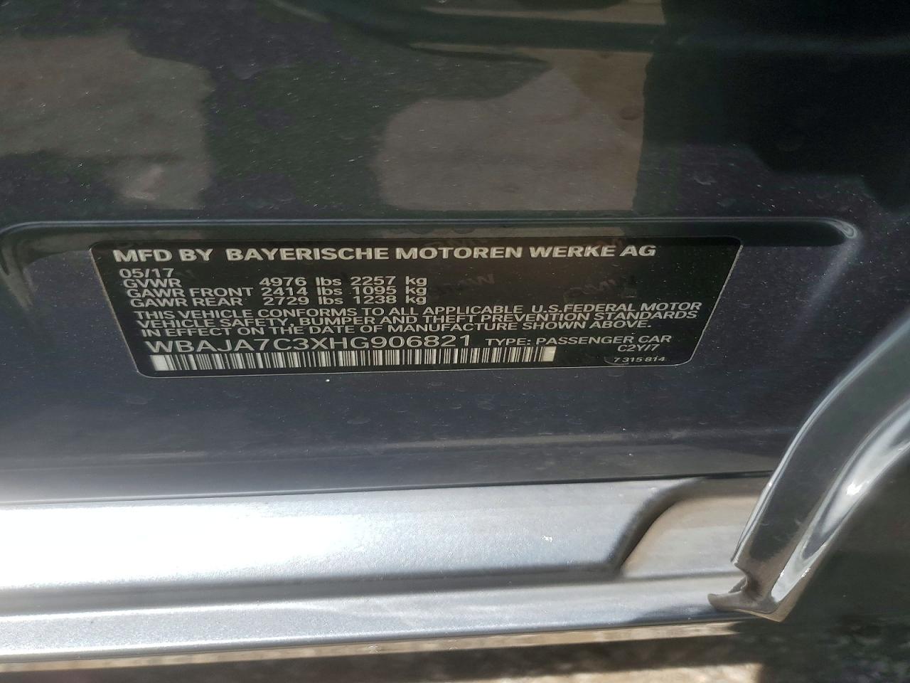 2017 BMW Seria 5 530i - zdjęcie 12