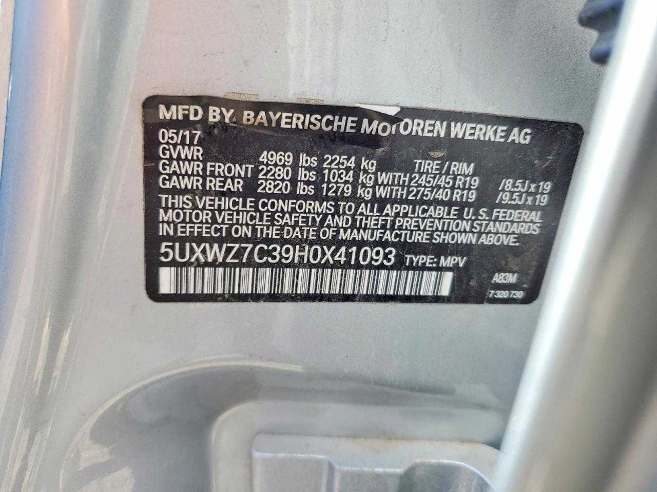 2017 BMW X3 Sdrive28I - zdjęcie 14