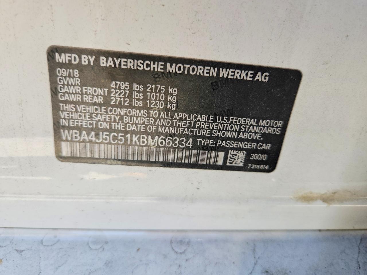 2019 BMW 440I Gran Coupe - zdjęcie 12