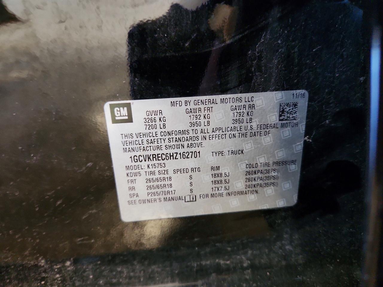 2017 Chevrolet Silverado K1500 Lt - zdjęcie 12