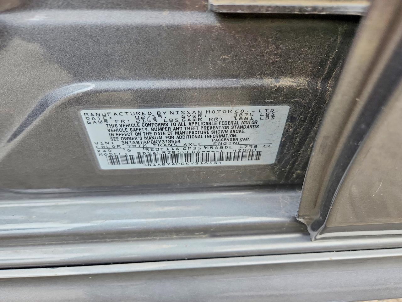 2019 Nissan Sentra Sr - zdjęcie 12
