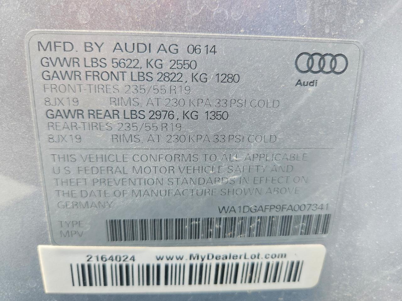 2015 Audi Q5 Premium Plus - zdjęcie 13