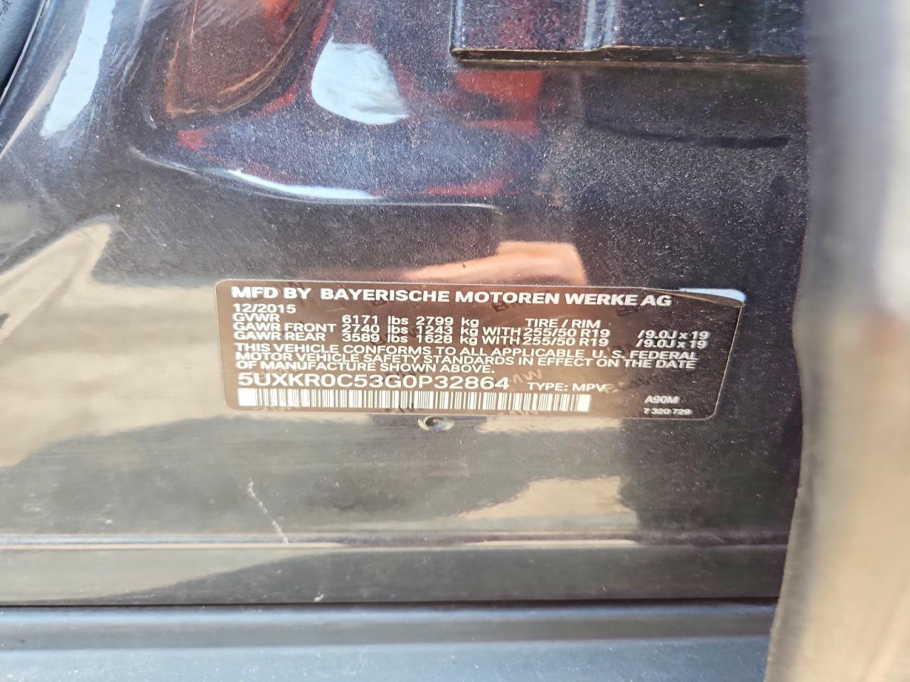 2016 BMW X5 xDrive35I - zdjęcie 12