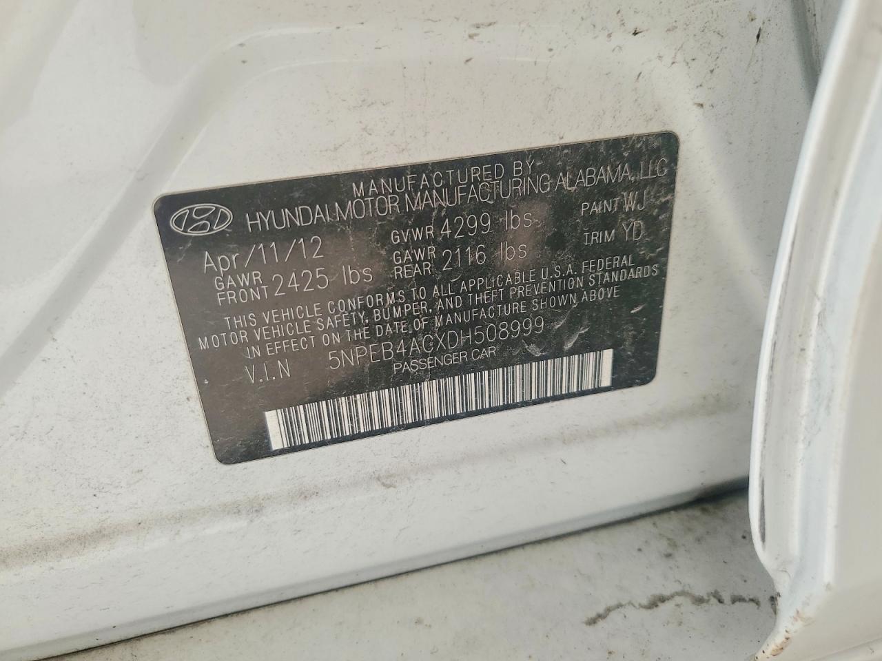 2013 Hyundai Sonata Gls - zdjęcie 12
