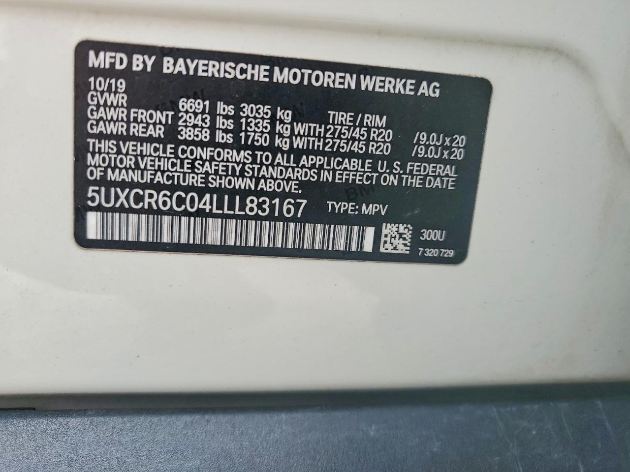 2020 BMW X5 xDrive40I - zdjęcie 14