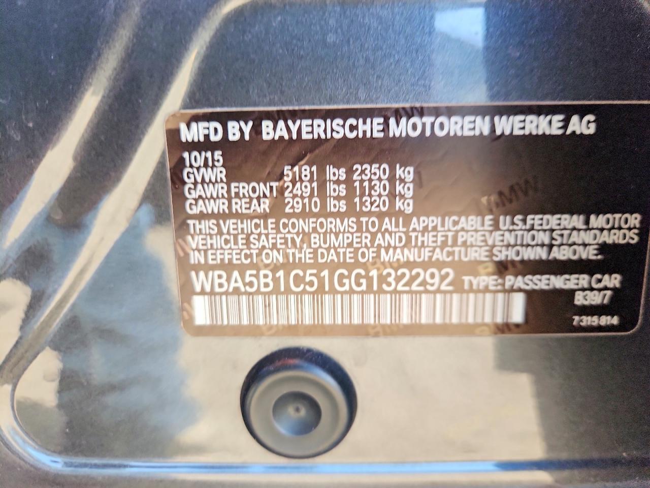 2016 BMW 535 I - zdjęcie 12
