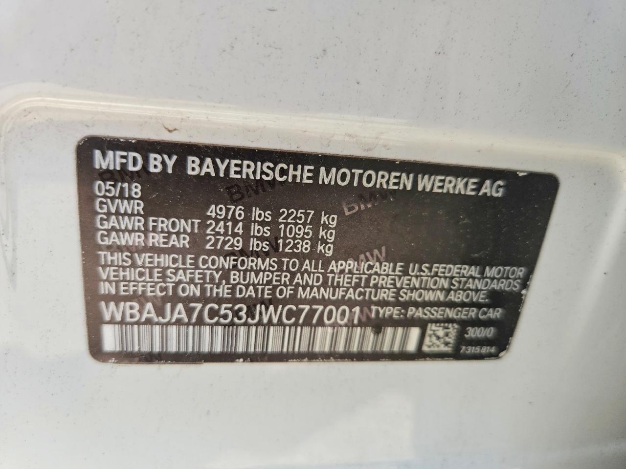2018 BMW Seria 5 530i - zdjęcie 13