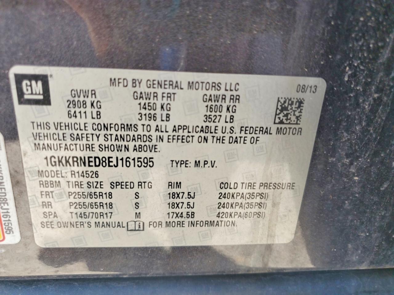 2014 GMC Acadia Sle - zdjęcie 14