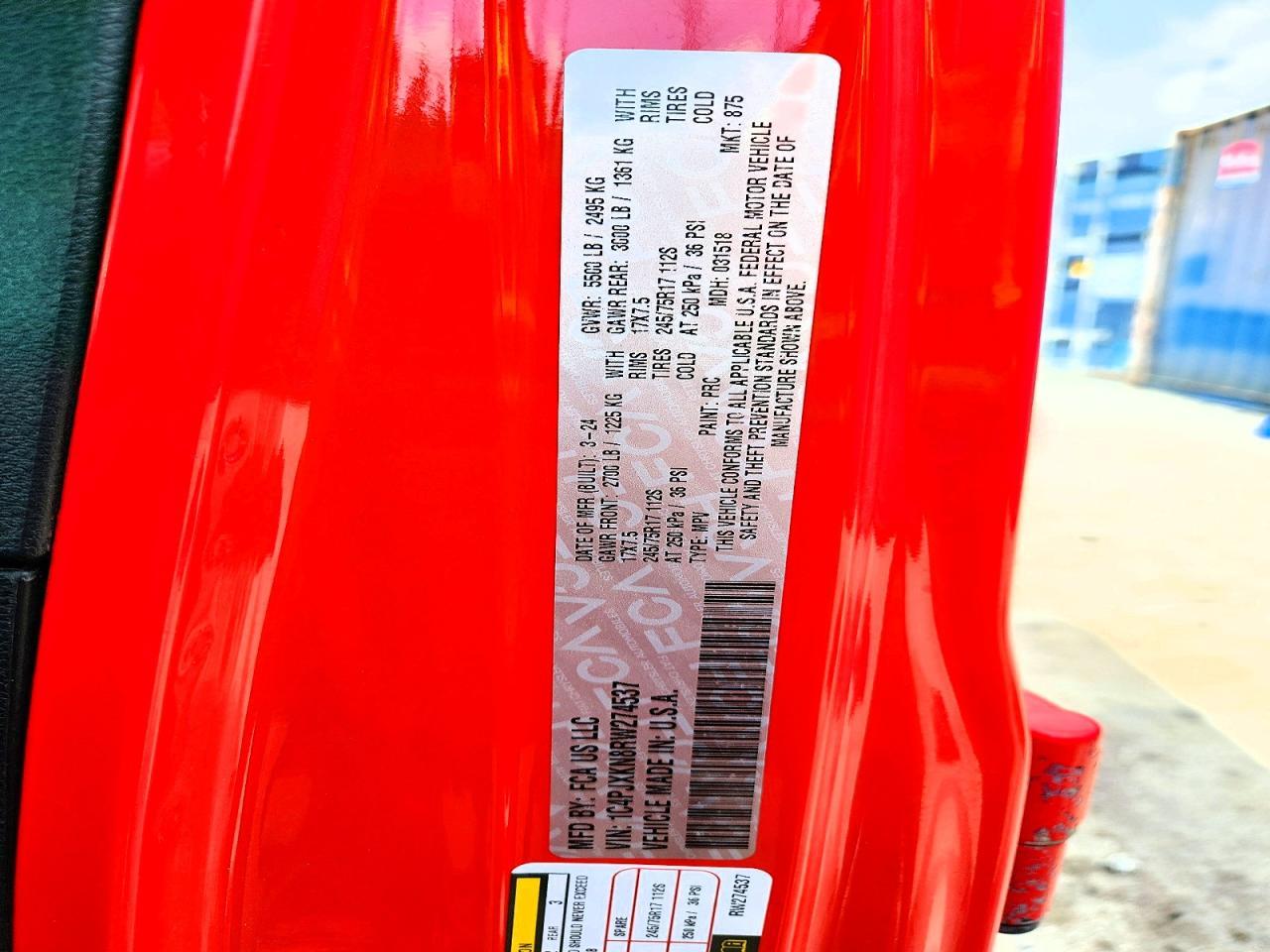 2024 Jeep Wrangler Sport - zdjęcie 13