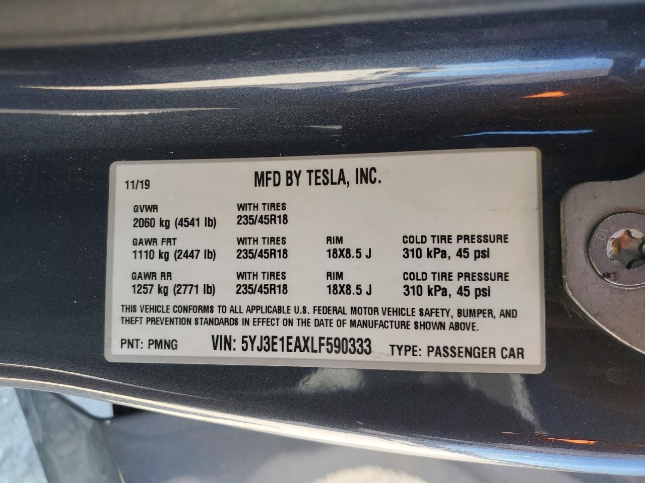 2020 Tesla Model 3 - zdjęcie 14