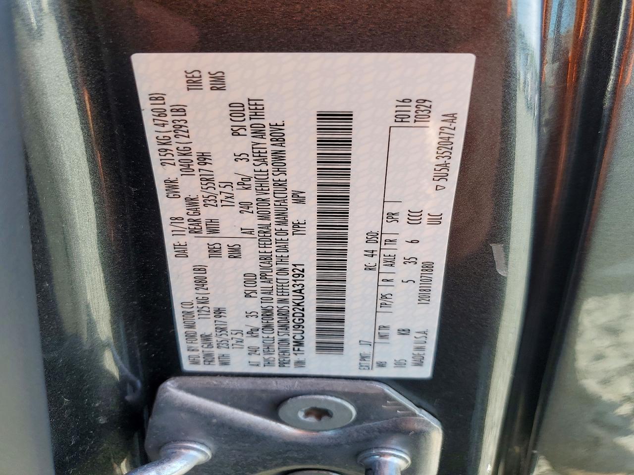 2019 Ford Escape Se - zdjęcie 13