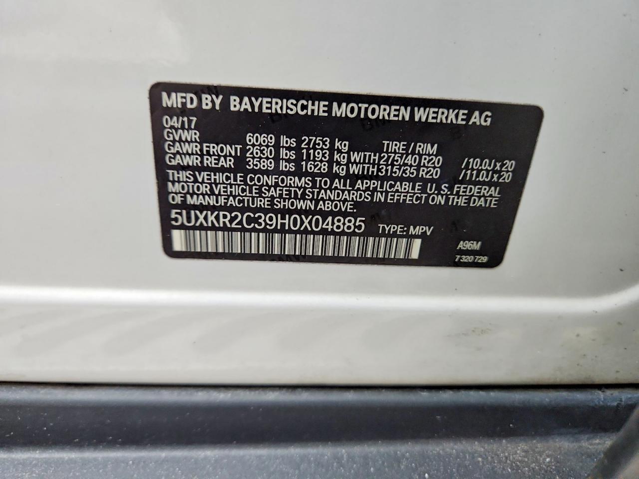 2017 BMW X5 Sdrive35I - zdjęcie 13