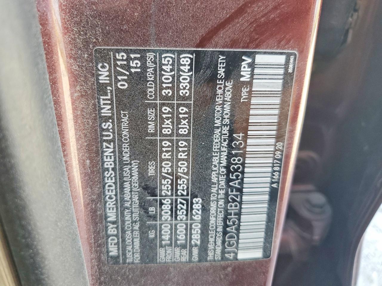 2015 Mercedes-Benz Ml 350 4Matic - zdjęcie 13